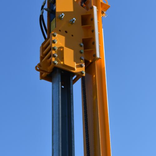Solar Pile Inserted